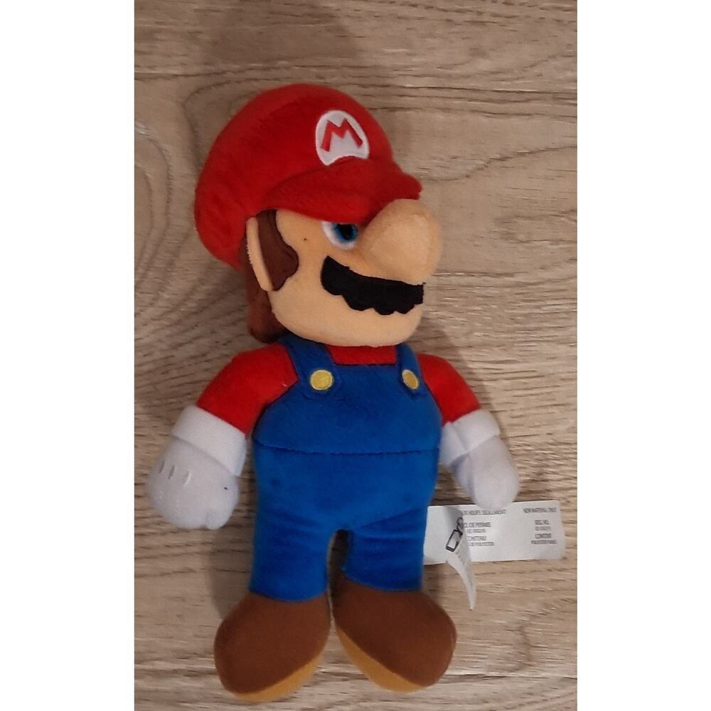 Super Mario Bros-9” Mario Stuffed Plush Jakks Pacific  Nintendo 2021 Pre-owned